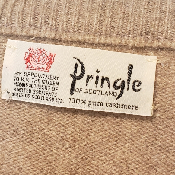 Vintage Cashmere Sweater Pringle of Scotland XL - Picture 5 of 5